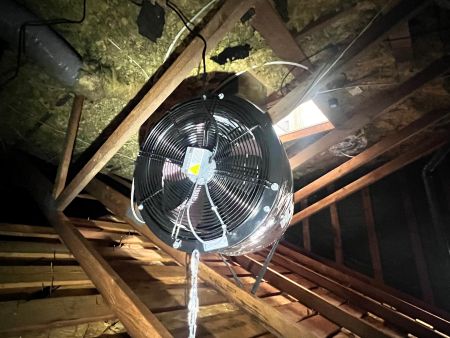 Centric Air 2.7 Whole House Fan Installation in Bellflower, Los Angeles County