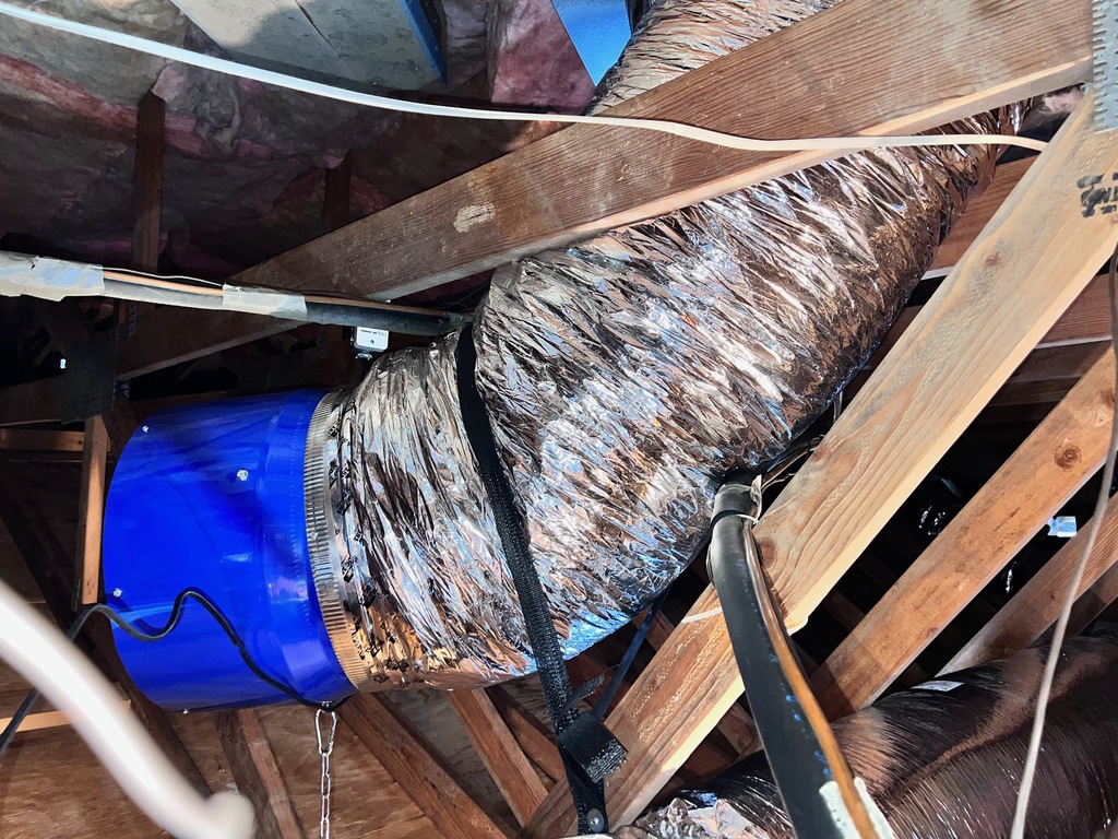 QA Deluxe 5500 Whole House Fan Installation in Rancho Cucamonga, San Bernardino County